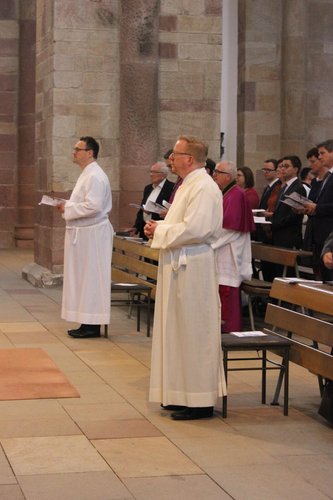 Bild 3 von 8 anläßlich der Diakonenweihe von Stefan Häußler am 14.09.2019 im Dom zu Speyer