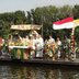 Wasserprozession auf dem Roxheimer Altrhein